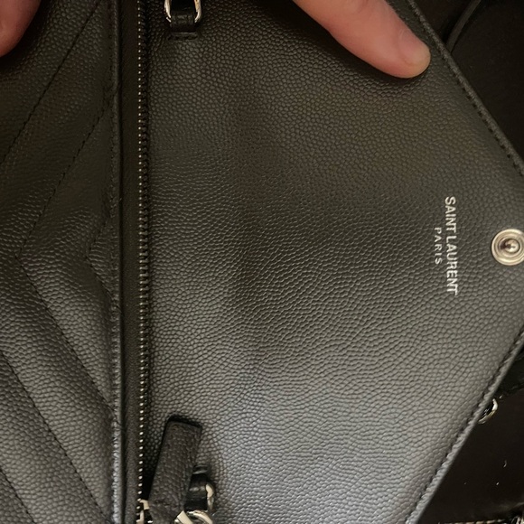 YSL Black Quilted Leather Crossbody Bag - Picture 3 of 6